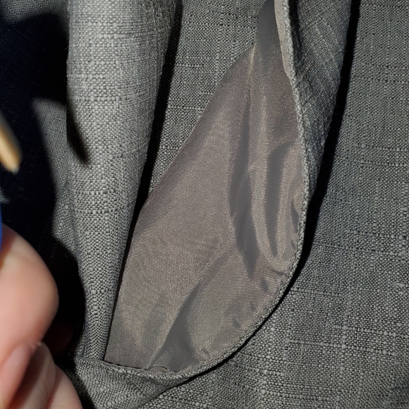 Alfred Dunner Size 16 Gray Polyester Work Pants - Picture 6 of 7